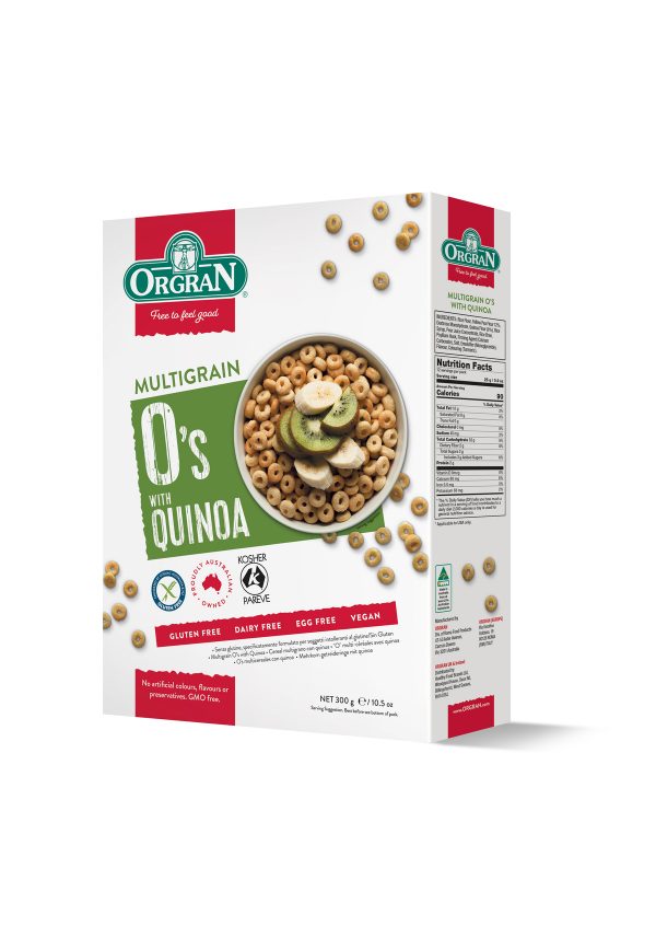 Orgran Multigrain O's with Quinoa 300g