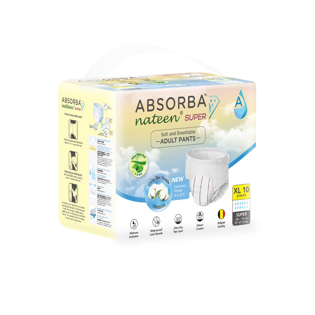 Absorba Nateen Super Pants Value Pack XL 10+1s