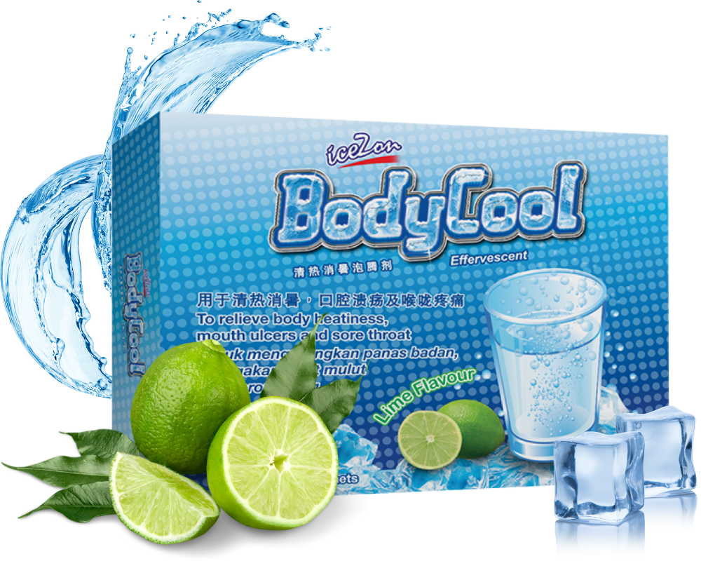 ICEZON BODY COOL EFFERVESCENT 5S'