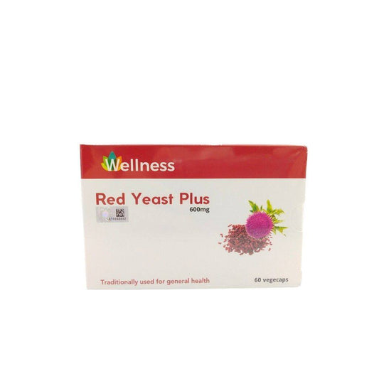 Wellness Red Yeast Plus (600mg) 2x60's
