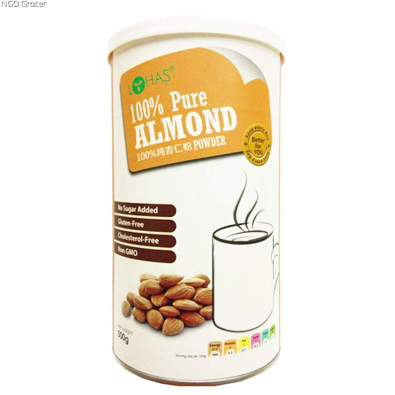 Lohas Pure Almond Powder 500g