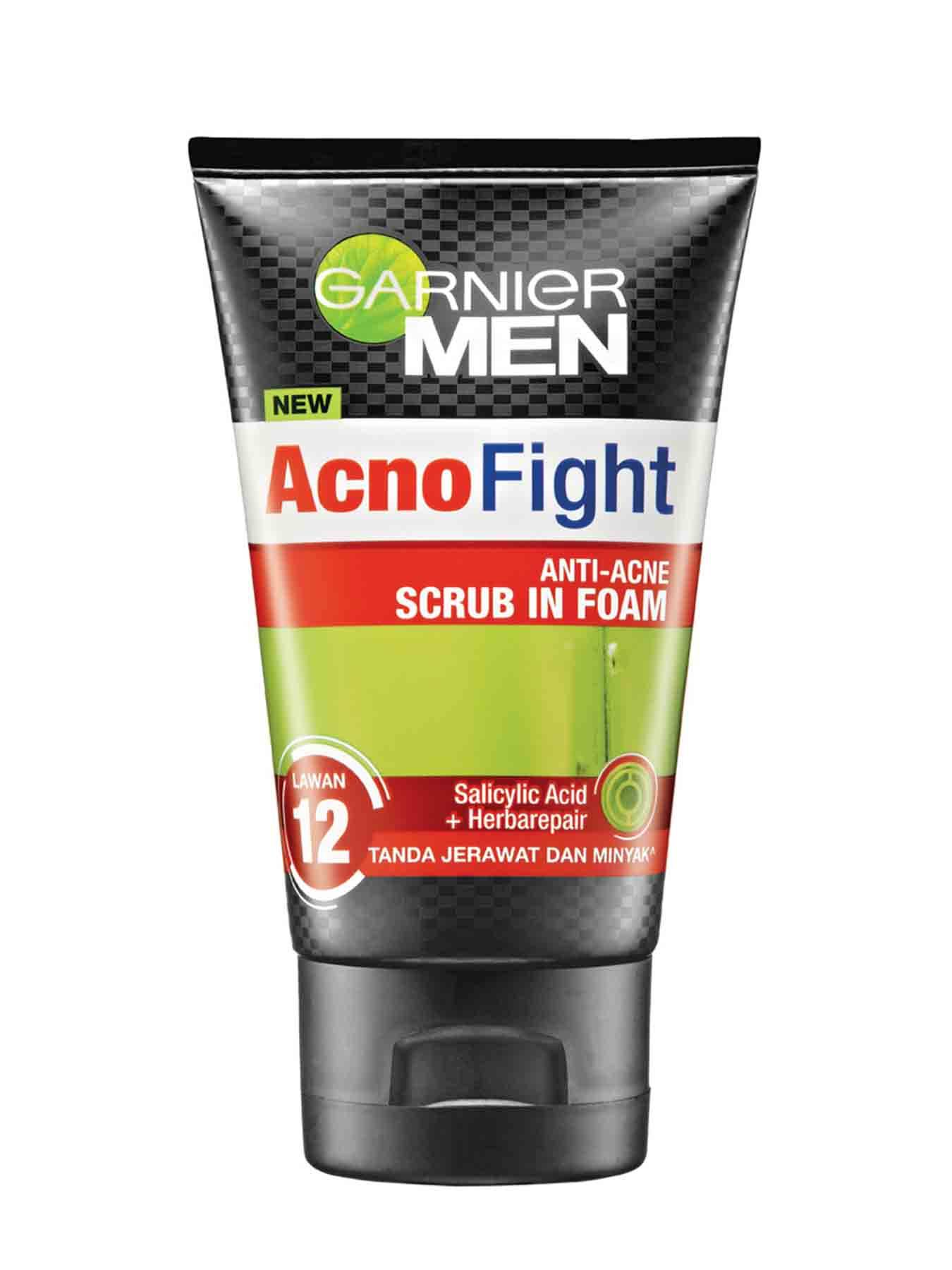 Garnier Men Acno Fight Anti-Acne Scrub in Foam