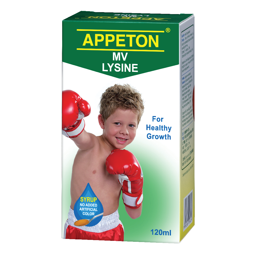 Appeton Multivitamin Lysine Syrup 120ml