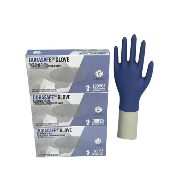 Durasafe Latex Examination Gloves Powder Free 100's