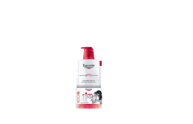Eucerin pH5 Wash Lotion (1L) + pH5 Wash Lotion Refill (400ml)