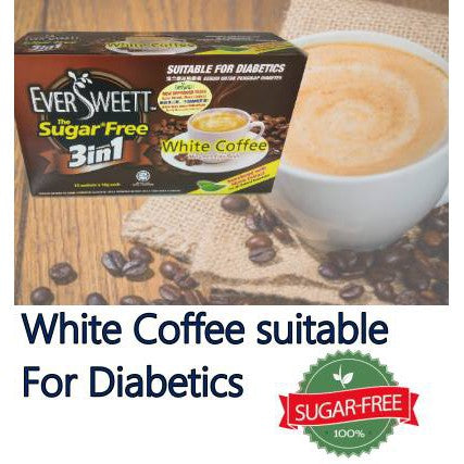 EverSweett No Sugar Added 3 in 1 White Coffee 15 sachets x 16g