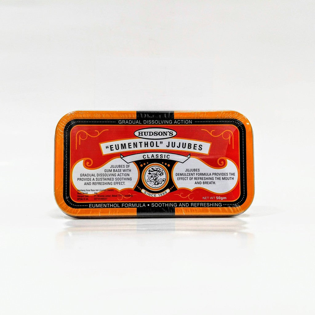 Hudson Eumenthol Jujubes Honey Lemon / Classic ( Tin )