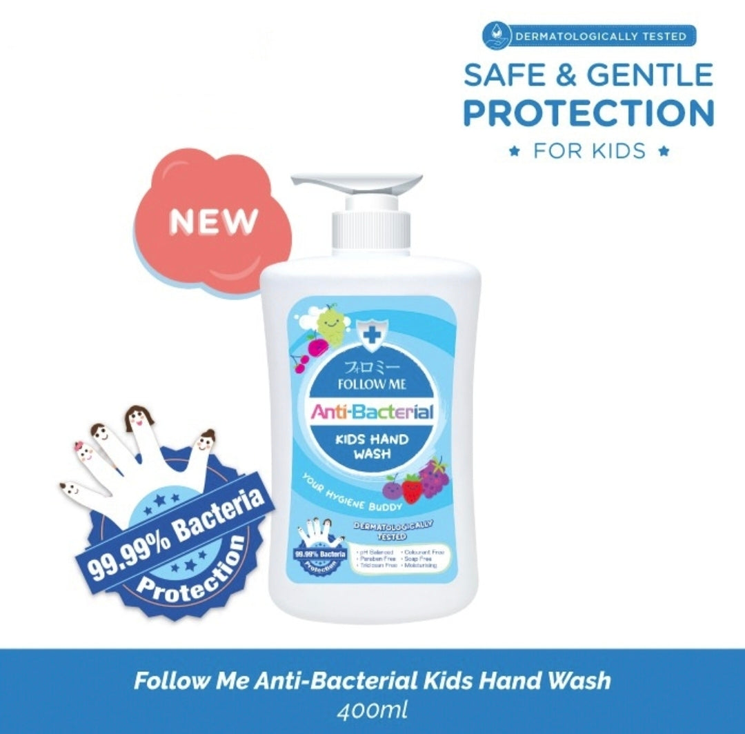 Follow Me Anti Bacterial Kids Hand Wash 400ml