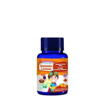 Chewies ImmunoLicious Gummy 60's ( Orange / Mango / Strawberry )