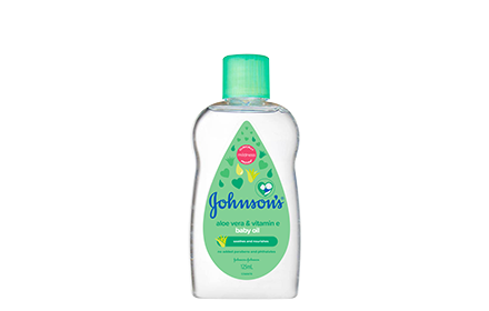 Johnson's® Aloe Vera With Vitamin E Baby Oil