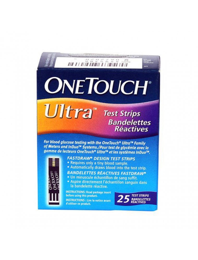 One Touch Ultra Test Strips 25's