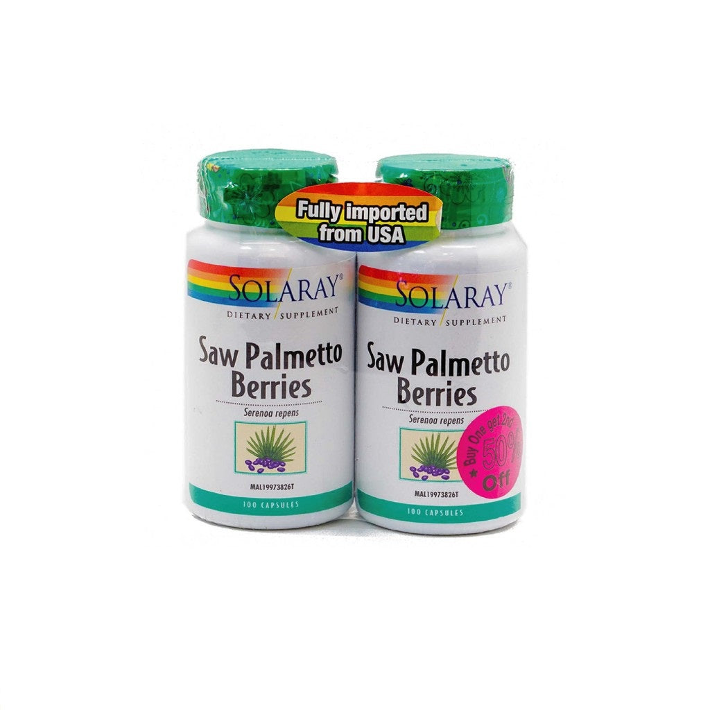 Solaray Saw Palmetto Berries ( 2 x 100's )