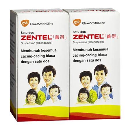 Zentel Suspension ( 10ml / 10ml x 2 )