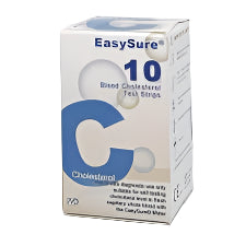 EasySure Cholesterol Test Strips 10's