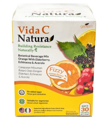 Vida C Natura 8g x 30's