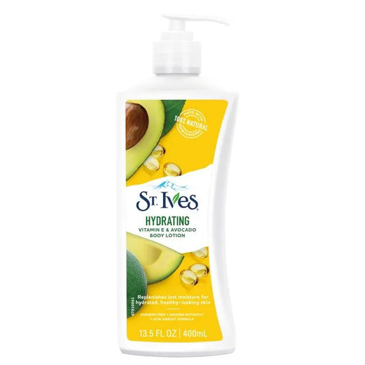 ST IVES RENEWING COLLAGEN & ELASTIN BODY LOTION 400ML  HYDRATING VITAMIN E & AVOCADO BODY LOTION 400ML