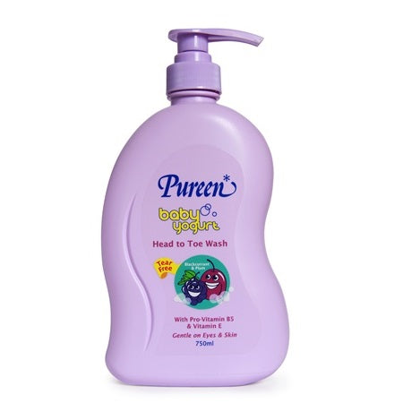 Pureen Baby Yogurt Head to Toe Wash 750ml