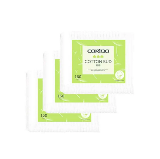 Carina Cotton Buds 160'S x 3 Pack