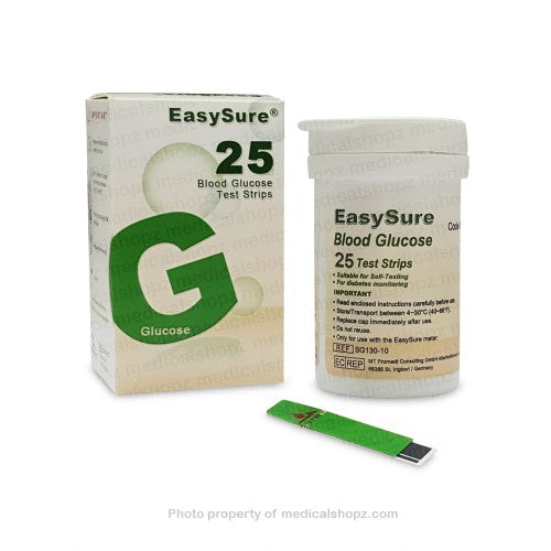EasySure Glucose Test Strips 25's