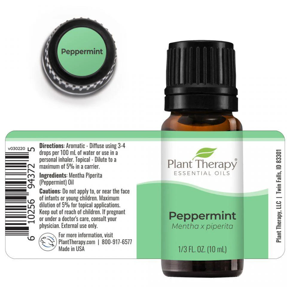 Organic Peppermint Essential Oil 10ml