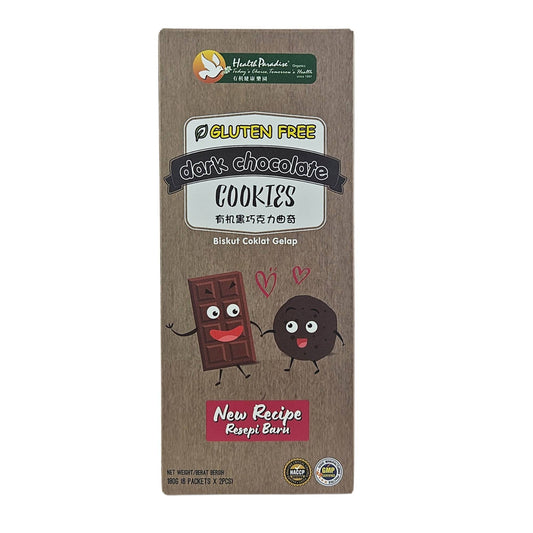 Health Paradise Organic Dark Chocolate Cookies 180 gm