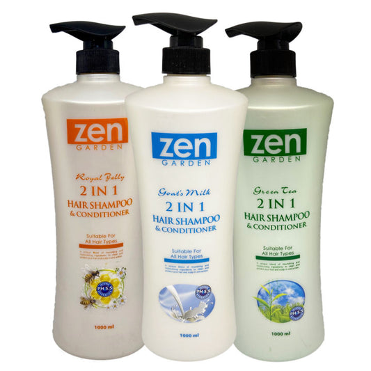 Zen Garden 2 in 1 Hair Shampoo & Conditioner 1000ml