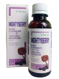 D'Medy MightyBerry Tiger Milk Mushroom Extract & Black Elderberry 120ml