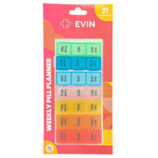 Evin Weekly Pill Planner