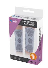 Evin Compression Knee Support with Slip Resistant Silicone Top