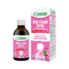 Hurix's Kids Cough Syrup with Ivy leaf Extract Plus 60ml