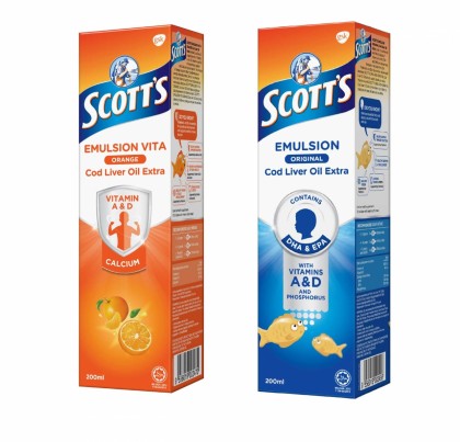 Scott's Emulsion 400ml Twin Pack ( Original / Orange )