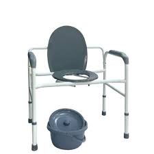 Evin Commode Chair with Seat