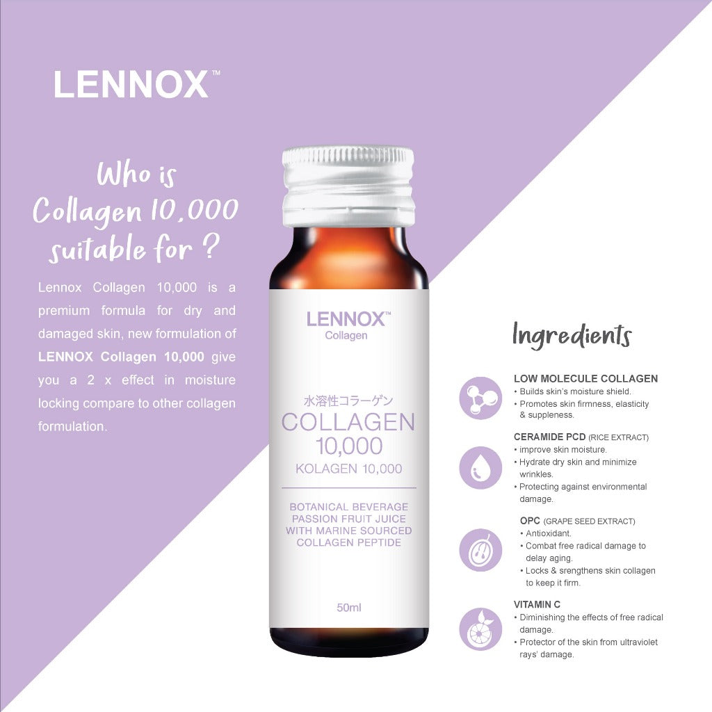 Lennox Collagen 10000 50mlx20's