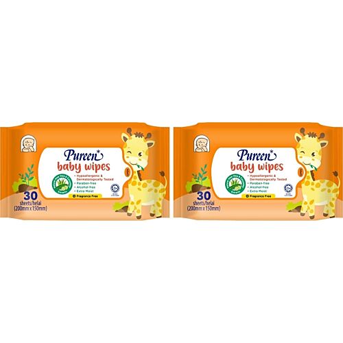 Pureen Baby Wipes with Aloe Vera & Cucumber Extracts