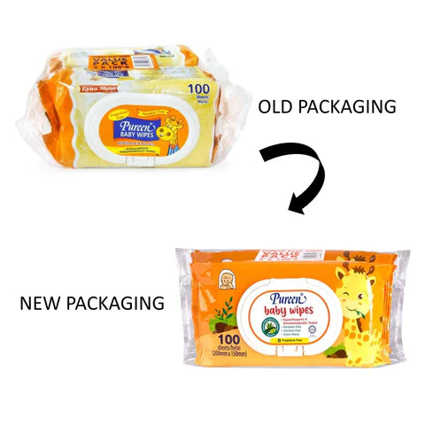 Pureen Baby Wipes with Aloe Vera & Cucumber Extracts