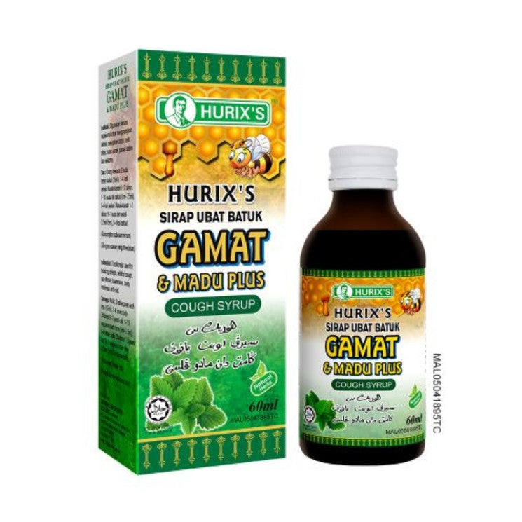 Hurix's Gamat & Madu Plus Cough Syrup 60ml