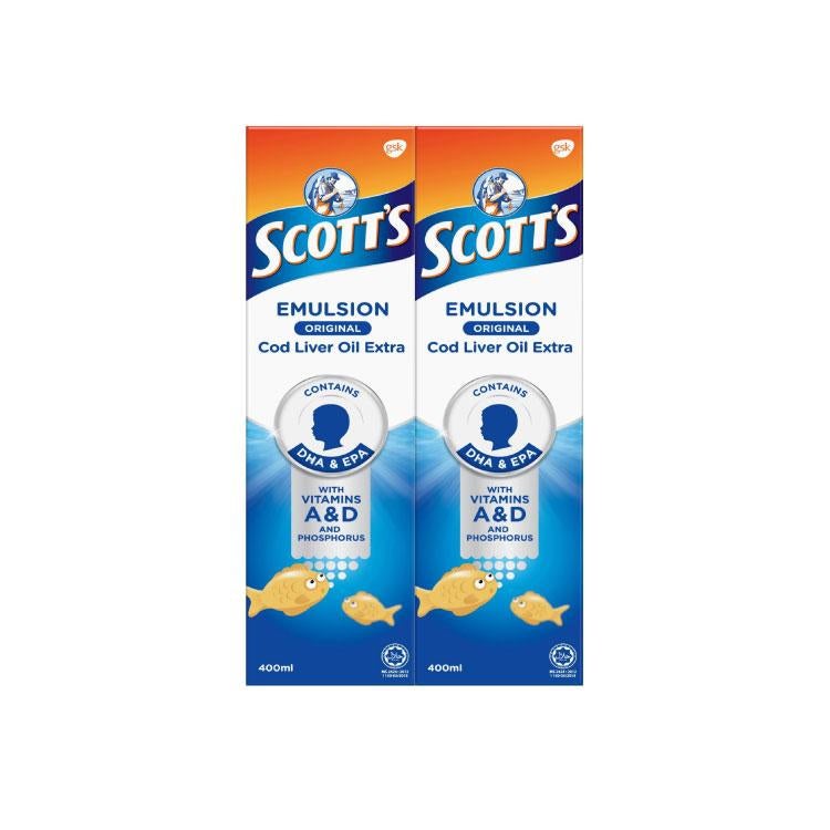 Scott's Emulsion 400ml Twin Pack ( Original / Orange )