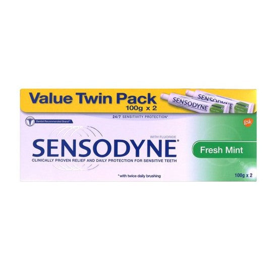 Sensodyne Value Twin Pack Toothpaste 100g x 2