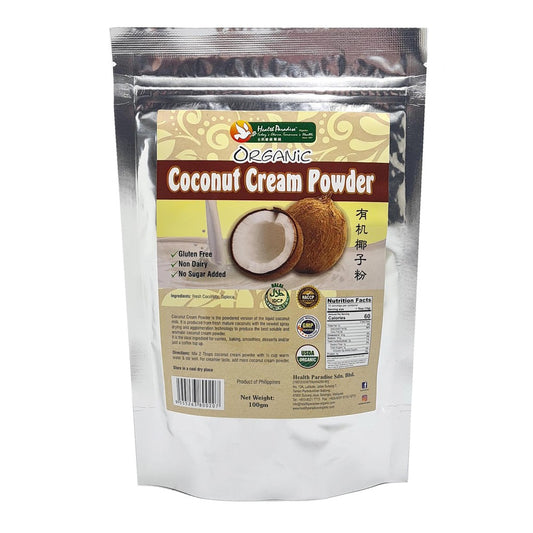 Health Paradise Organic Coconut Cream Powder 100g