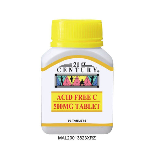 21ST Century Acid Free C 1000mg Acid Free C 50's