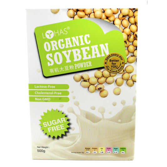 Lohas Organic Soybean Powder Drink (Sugar Free) 500g