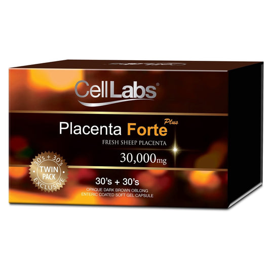 Cell Labs Placenta Forte Plus 30000mg Capsule