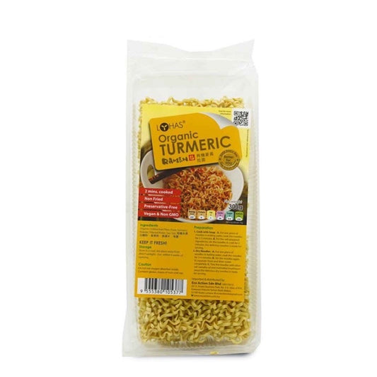 Lohas Organic Turmeric Ramen 300g