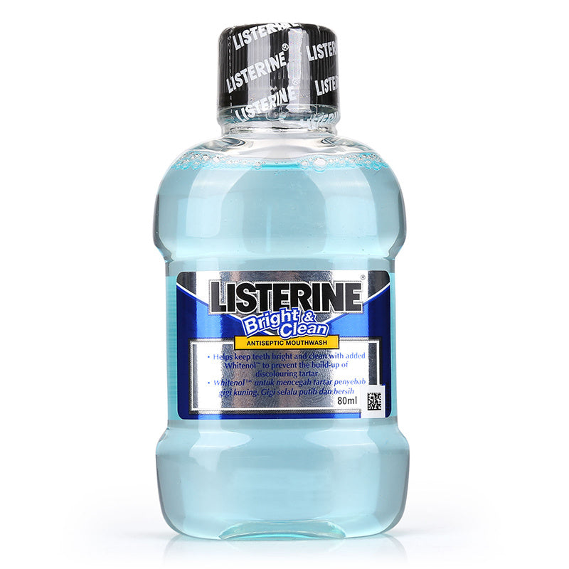 Listerine Bright & Clean Antiseptic Mouthwash 80 ml