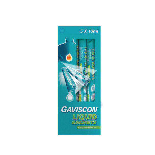 Gaviscon Original Liquid Sachets 5's x 10 ml
