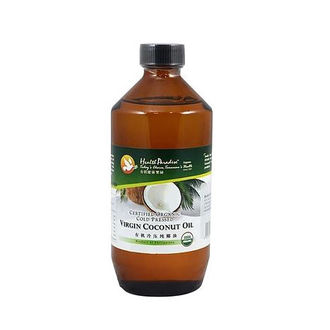 Health Paradise Organic Extra Virgin Coconut Oil ( VCO ) 500ml / 1 Liter