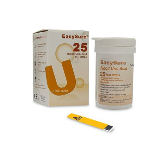 EasySure Uric Acid Test Strips 25's