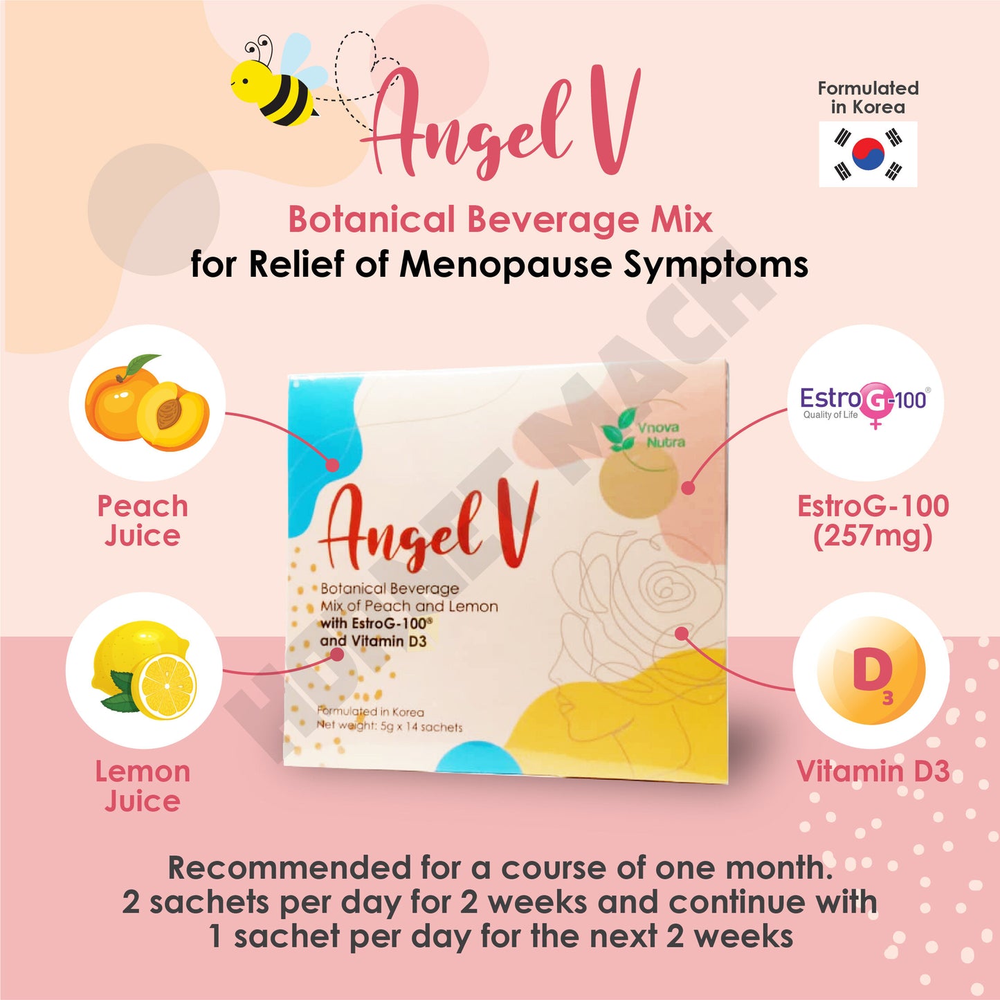 Angel V Menopause Support  14 sachet x 5g