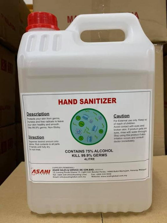 Asahi Hand Sanitizer 4 Liter