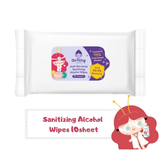 Au Fairy Anti-bacterial Sanitizing Alcohol Wipes - 10s